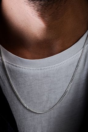 گردنبند نقره سبز زنانه 925 عیار Ricco Jewellery - کد 895884103