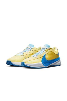 کفش بسکتبال زرد مردانه پارچه ای Nike - کد 897202702