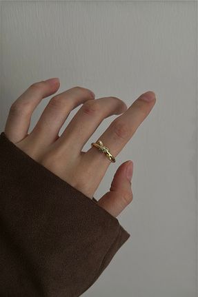 انگشتر جواهر زرد زنانه زیرکن Okko Store - کد 895881553