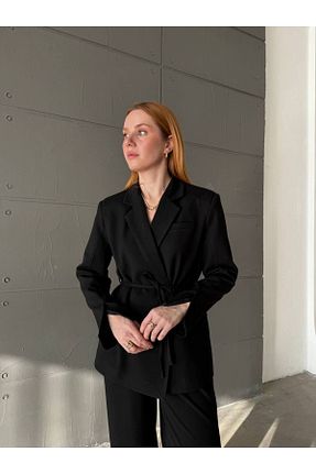 کت بلیزر مشکی زنانه Blazer Zey Studio - کد 895911116