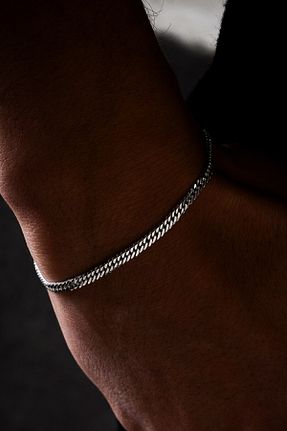 دستبند نقره سبز مردانه 925 عیار Ricco Jewellery - کد 895890535