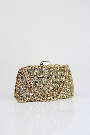 کیف مجلسی زرد زنانه mossi - کد 895886870