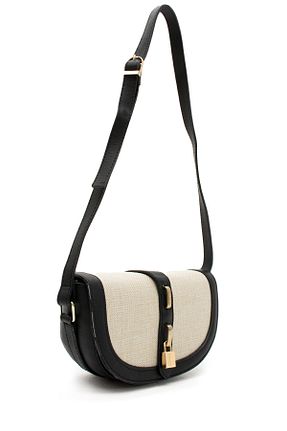 کیف دوشی زرشکی زنانه چرم مصنوعی NBİBAGS - کد 836860312