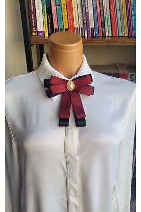 پاپیون زرشکی زنانه ساتن LO ADORO - کد 895919075