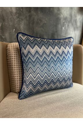 کوسن و روکش کوسن آبی مخمل Fabricland - کد 686929012