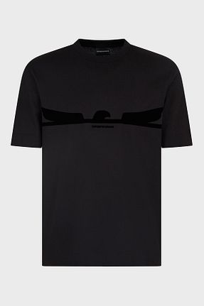 تیشرت مشکی مردانه رگولار Emporio Armani - کد 897204880