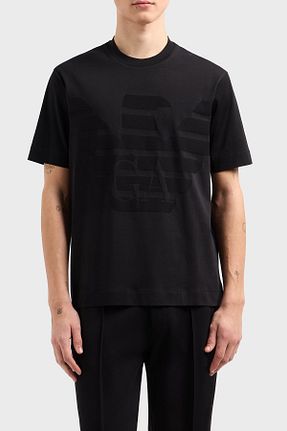 تیشرت مشکی مردانه رگولار Emporio Armani - کد 897204752