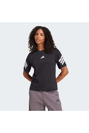 تیشرت اسپرت مشکی زنانه رگولار adidas - کد 895968986