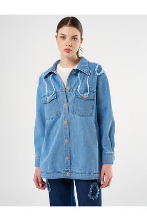 کت حجاب آبی زنانه رگولار KYR - کد 895978637