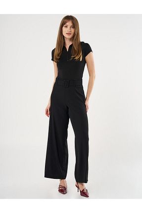 شلوار حجاب مشکی بافتنی Kayra - کد 895978694