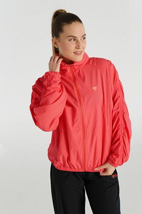 بادگیر و بارانی صورتی زنانه پلی استر hummel - کد 896004556