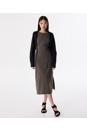 لباس سفید زنانه بافت Twist - کد 896011136