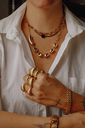گردنبند استیل ( فولاد ) رنگی استیل (فولاد) MT Takı ve Aksesuar - کد 896018983