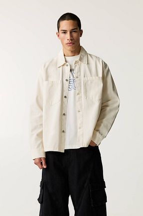 پیراهن نباتی مردانه رگولار Pull & Bear - کد 895659067