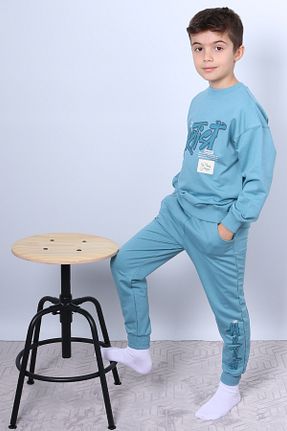 ست گرمکن آبی بچه گانه پنبه ای HÇM - کد 897240075
