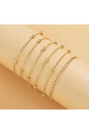 دستبند جواهر متالیک زنانه مروارید MODAMAYS - کد 896051021