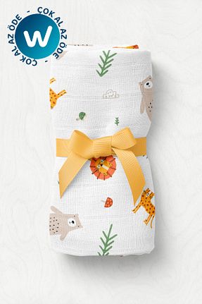 پتوی کودک و نوزاد زرد پنبه ای Wheeppo - کد 96860793