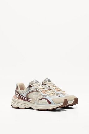 کفش اسنیکر رنگی زنانه بند دار Bershka - کد 896046922
