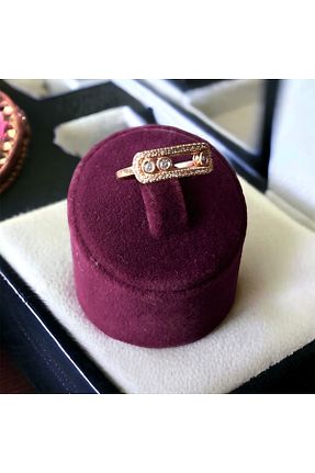 انگشتر استیل (فولاد) طلائی زنانه استیل (فولاد) Asteria Jewelry - کد 808814206