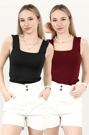 بلوز مشکی زنانه ساده GİYSA - کد 896054237