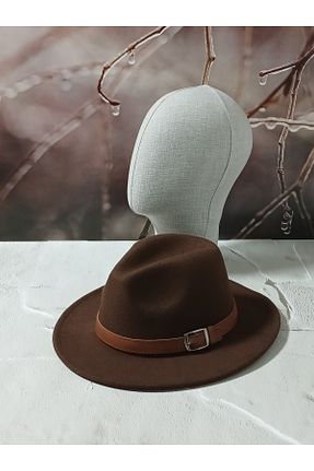 کلاه قهوه ای زنانه پلی استر Aydmr Aksesuar - کد 896055746