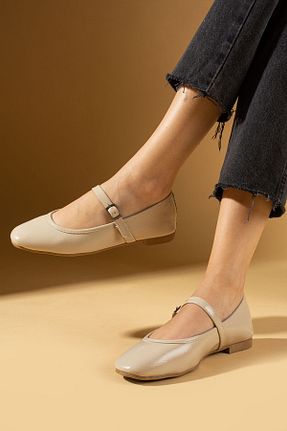 بابت بژ زنانه چرم مصنوعی Ege