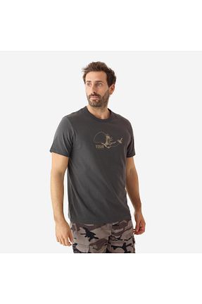 تیشرت اسپرت طوسی مردانه رگولار Decathlon - کد 897261278