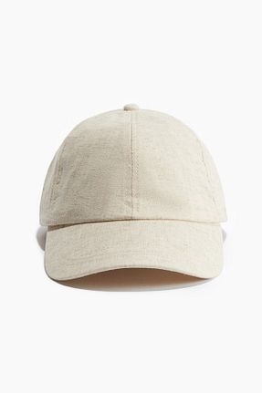 کلاه بژ مردانه پنبه ای H&M - کد 896069894