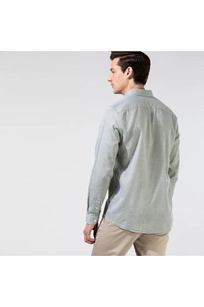 پیراهن سبز مردانه Fitted IkI BUÇUK - کد 896075573