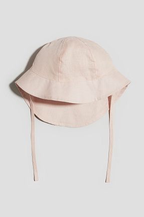 کلاه صورتی بچه گانه پنبه ای H&M - کد 896071589