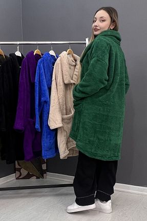 پولار سبز زنانه اورسایز Saklı Butik - کد 897413261