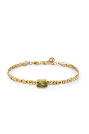 دستبند جواهر طلائی زنانه زیرکن Daniel Klein - کد 897416923