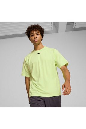 تیشرت اسپرت زرد مردانه رگولار Puma - کد 896083563