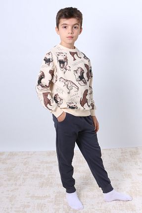 ست گرمکن قهوه ای بچه گانه پنبه ای HÇM - کد 897417841