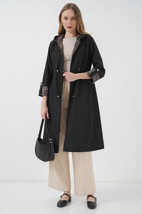 ترنچکت مشکی زنانه پنبه ای Bigdart - کد 274308836