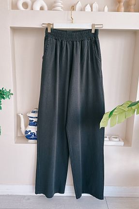 شلوار حجاب طوسی زنانه کتان ButikMoor - کد 896107449