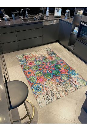فرش رنگی قابل شستشو Rugs Modern Halı - کد 896114062