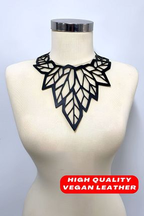 چوکر مشکی چرم مصنوعی Angels Passion - کد 896068653
