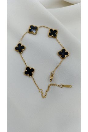 دستبند استیل (فولاد) طلائی زنانه استیل (فولاد) SENAM TAKI - کد 887540343