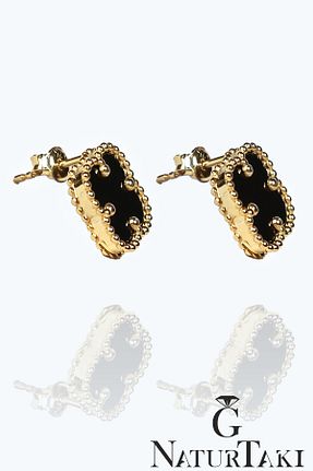 گوشواره نقره رنگی زنانه 925 عیار Naturtakı - کد 897419013