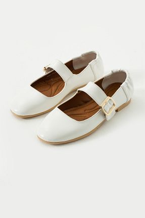بابت سفید زنانه چرم مصنوعی DUXAL SHOES - کد 896133562