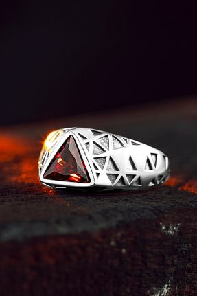 انگشتر نقره قرمز مردانه 925 عیار Ring Of The King - کد 896153670
