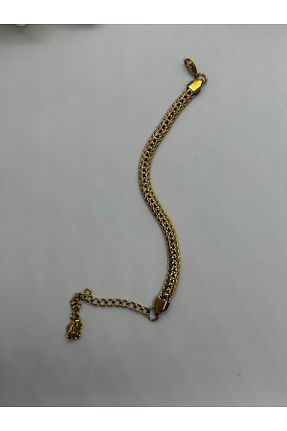 دستبند استیل (فولاد) طلائی زنانه استیل (فولاد) stainless steel - کد 450957667