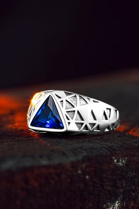انگشتر نقره زرد مردانه 925 عیار Ring Of The King - کد 896153589