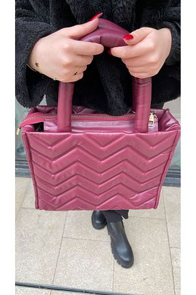 کیف دوشی زرشکی زنانه چرم مصنوعی MODA - کد 896153750