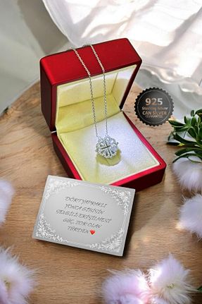 گردنبند نقره زنانه 925 عیار CAN SİLVER - کد 728104058