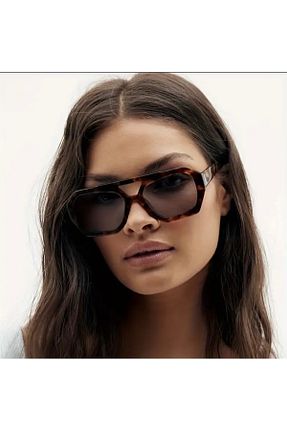 عینک آفتابی قهوه ای زنانه UV400 Manu Collection - کد 896160581