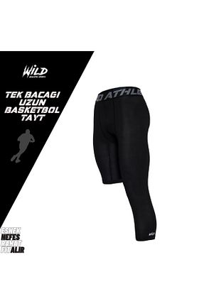 ساق شلواری اسپرت مشکی مردانه 3/4 Boy Wild Athletic - کد 736933911
