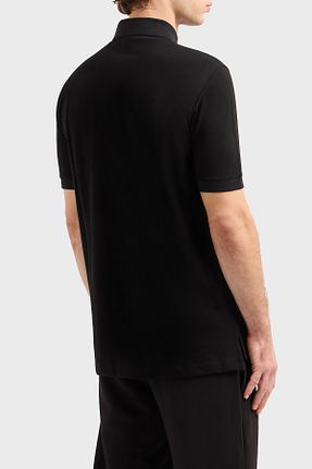 پولوشرت مشکی مردانه %100 پنبه Armani Exchange - کد 898053780