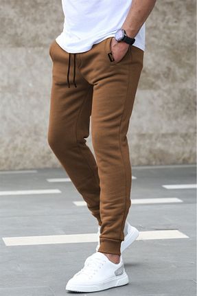 شلوار کرمگن قهوه ای مردانه اسلیم Madmext - کد 81091422